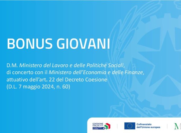 Bonus Giovani 2025